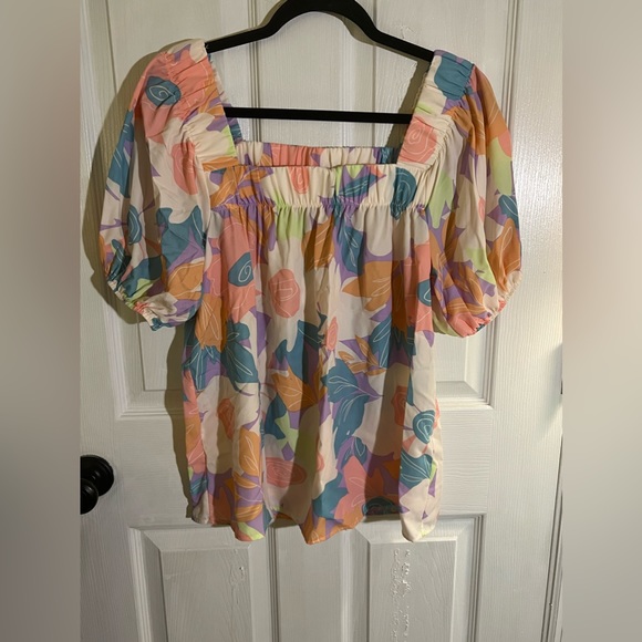 Entro multi color top sz M - Picture 1 of 5